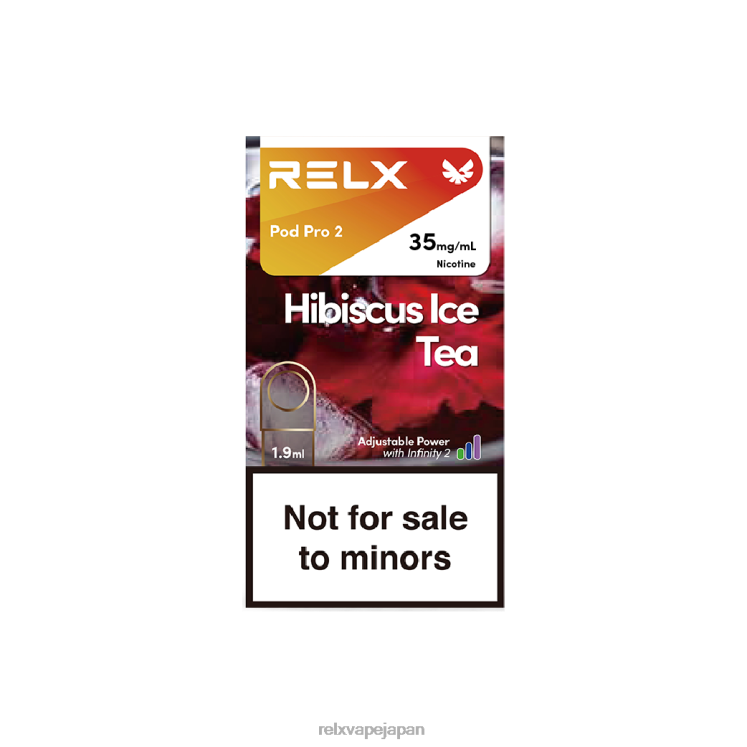 RELX Japan Nicotine - RELX ポッド プロ 2 - 3 ポッド 4462V111 ハイビスカスアイスティー