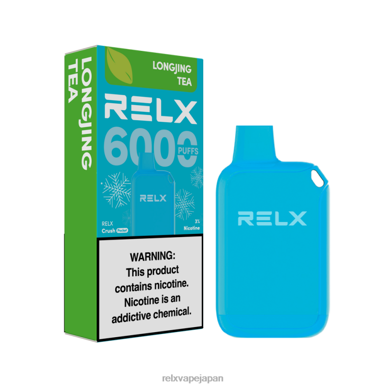 RELX Japan Nicotine | 龍井茶 RELX Crush Pocket 6000氷 44L0J9