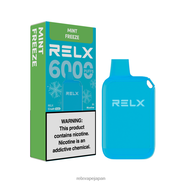 RELX Japan Store | ミントフリーズ RELX Crush Pocket 6000氷 44L0J12