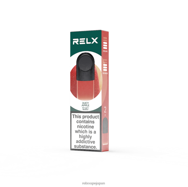 RELX シーシャ - RELX ポッド 4462V30 ジューシーなリンゴ