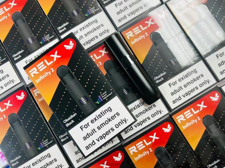 RELX 電子タバコ フレーバー - RELX Infinity 2 ベイプデバイス 4462V66 オブシディアンブラック