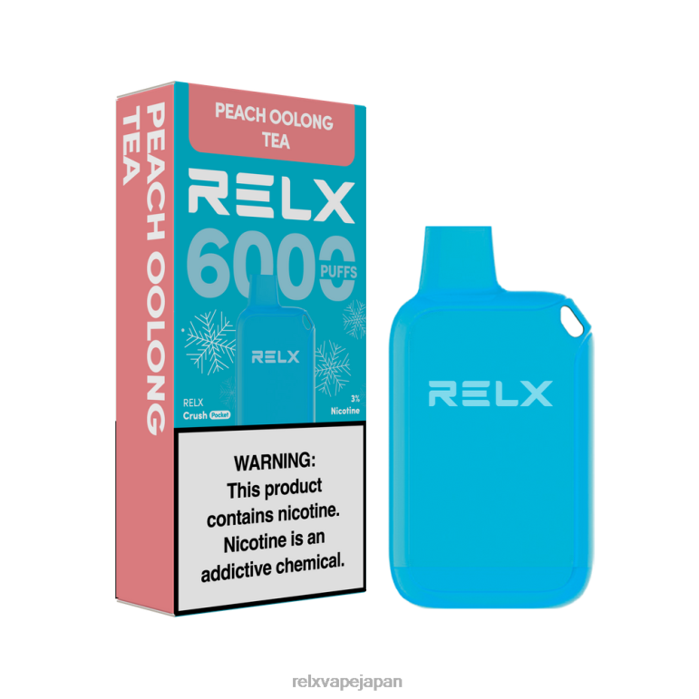 RELX Vape Japan | 桃烏龍茶 RELX Crush Pocket 6000氷 44L0J10