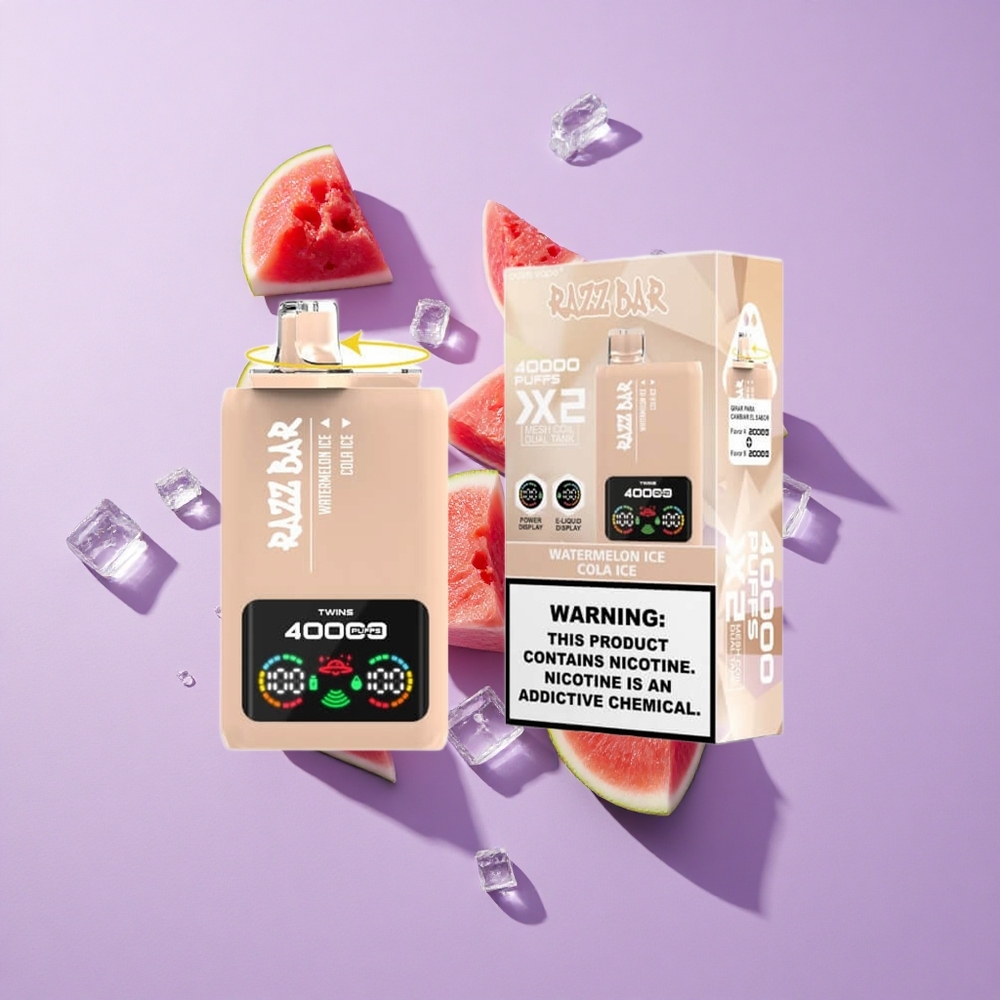 Razz Bar 40000パフス スイカアイス コーラアイス 1.0オーム 2メッシュコイル vape wholesale Japan