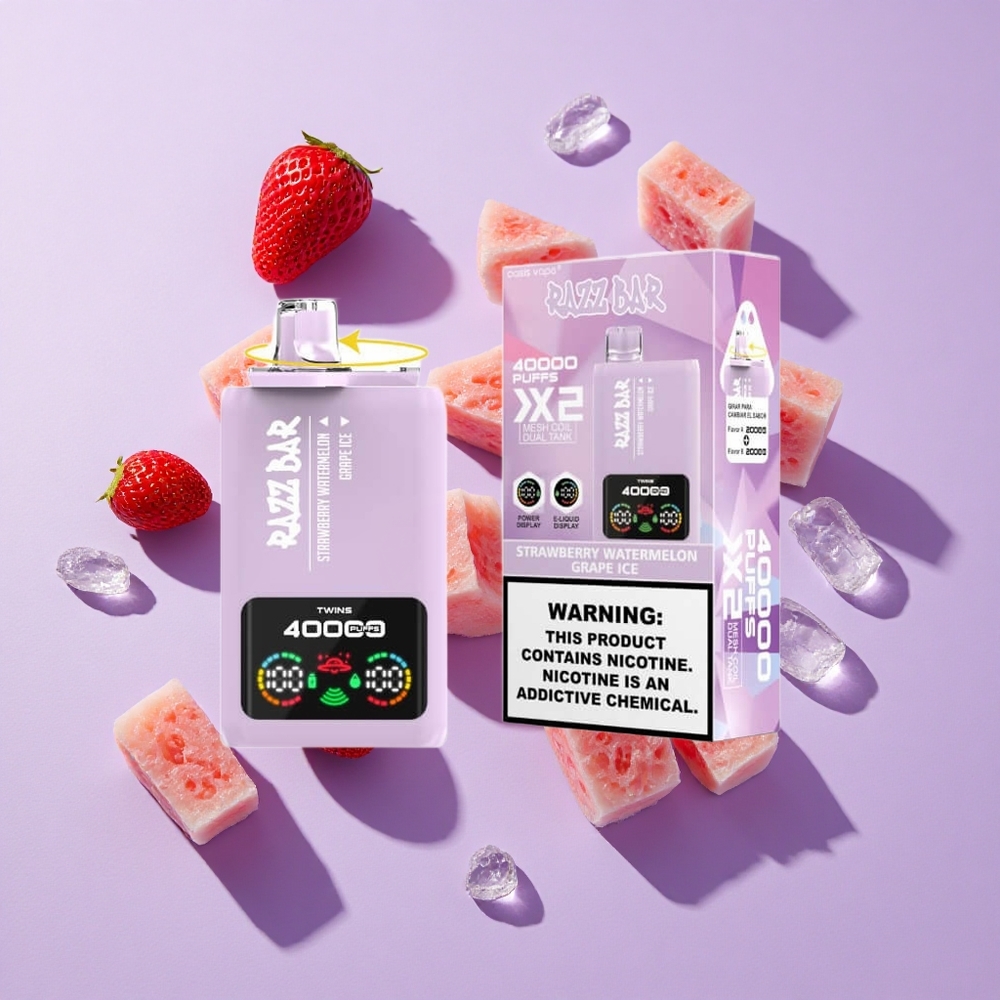 Razz Bar 40000パフス ストロベリーウォーターメロン グレープアイス vape wholesale Japan