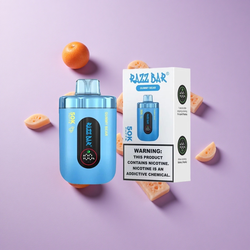 Razz Bar 50000パフス グミベア 使い捨てリチャージ可能 vape wholesale Japan