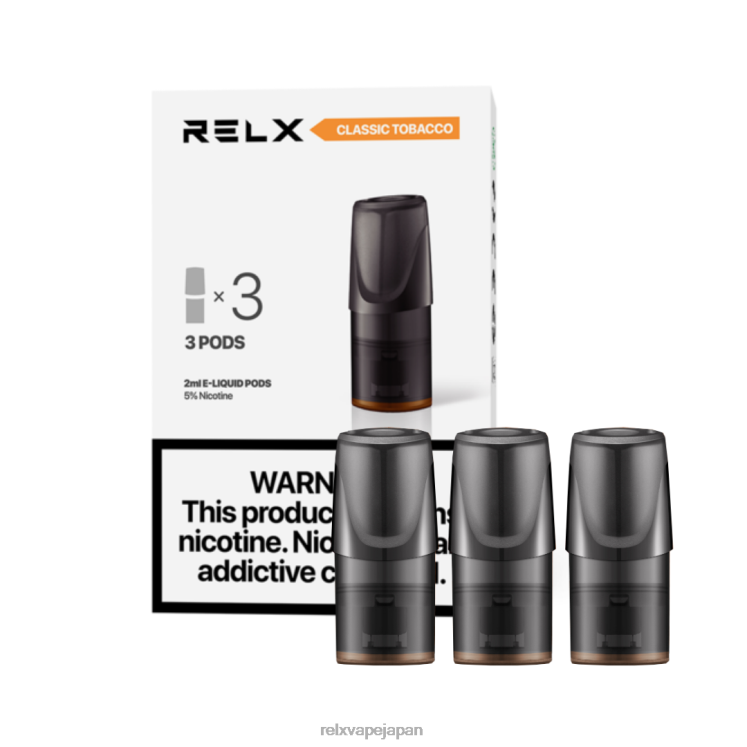 RELX Japan Nicotine - RELX Classic ポッド 4462V122 古典的なタバコ
