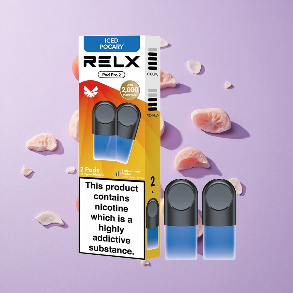 RELX Pod Pro 2 600パフス アイスドポカリ味 1.8%ニコチン vape wholesale Japan