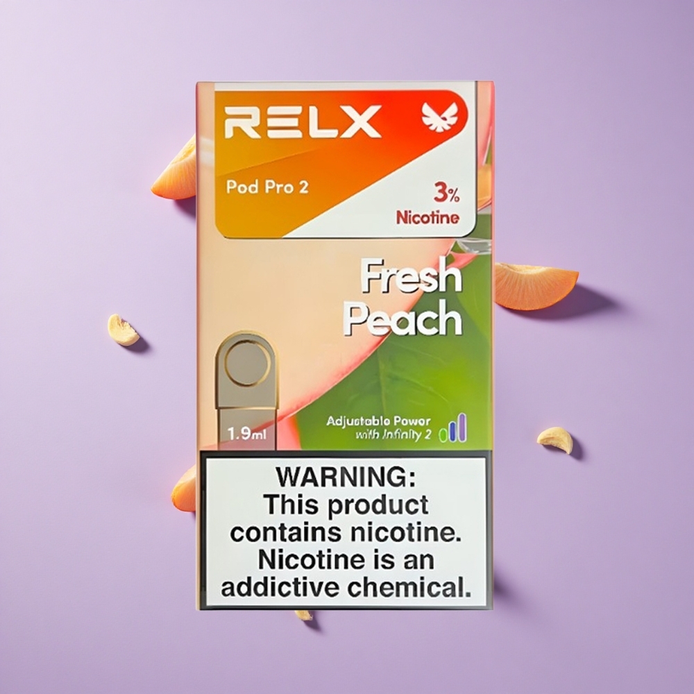 RELX Pod Pro 2 600パフス ピーチ味 1.9ml 3電圧調整 vape wholesale Japan
