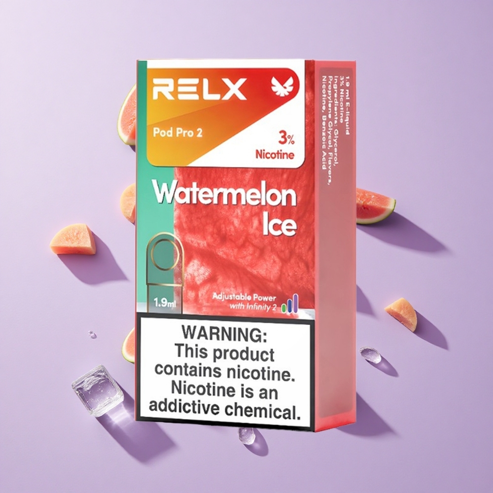 RELX Pod Pro 2 600パフス ウォーターメロンアイス 1.9ml 3電圧調節 vape wholesale Japan
