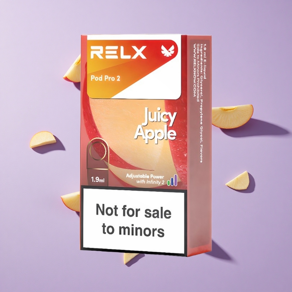 RELX Pod Pro 2 600パフス ジューシーアップル 1.9ml 電圧調整 vape wholesale Japan