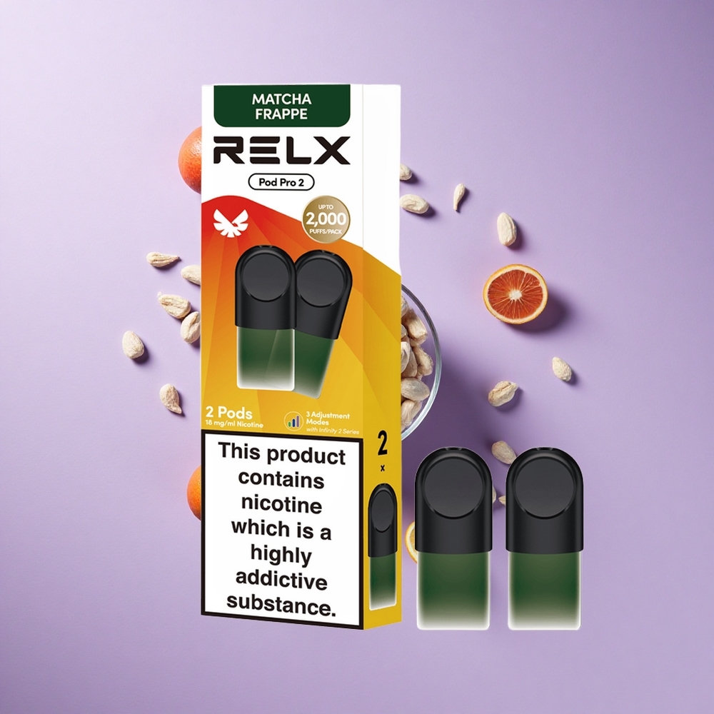 RELX Pod Pro 2 600パフス 抹茶フラペチーノティー 1.9ml vape wholesale Japan