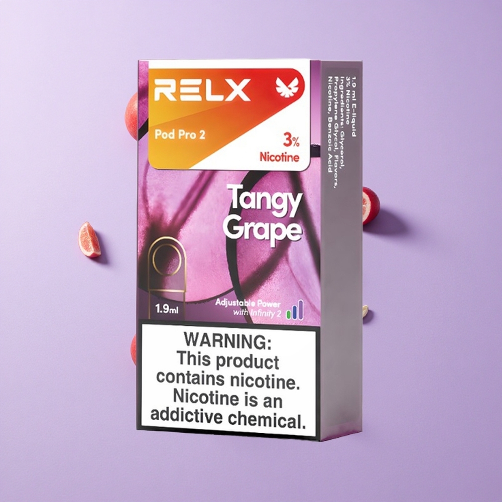 RELX Pod Pro 2 600パフス タンギーグレープ 1.9ml vape wholesale Japan