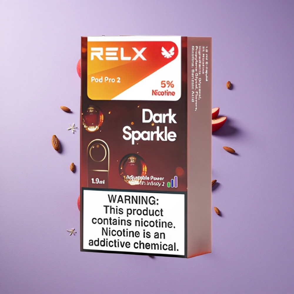 RELX Pod Pro 2 600パフス ダークスパークル 1.9ml vape wholesale Japan