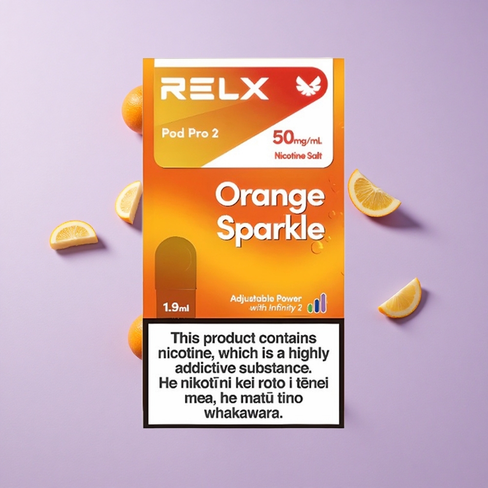 RELX Pod Pro 2 600パフス オレンジスパークル 1.9ml vape wholesale Japan