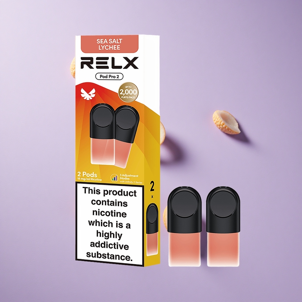 RELX Pod Pro 2 600パフス 海塩ライチ vape wholesale Japan